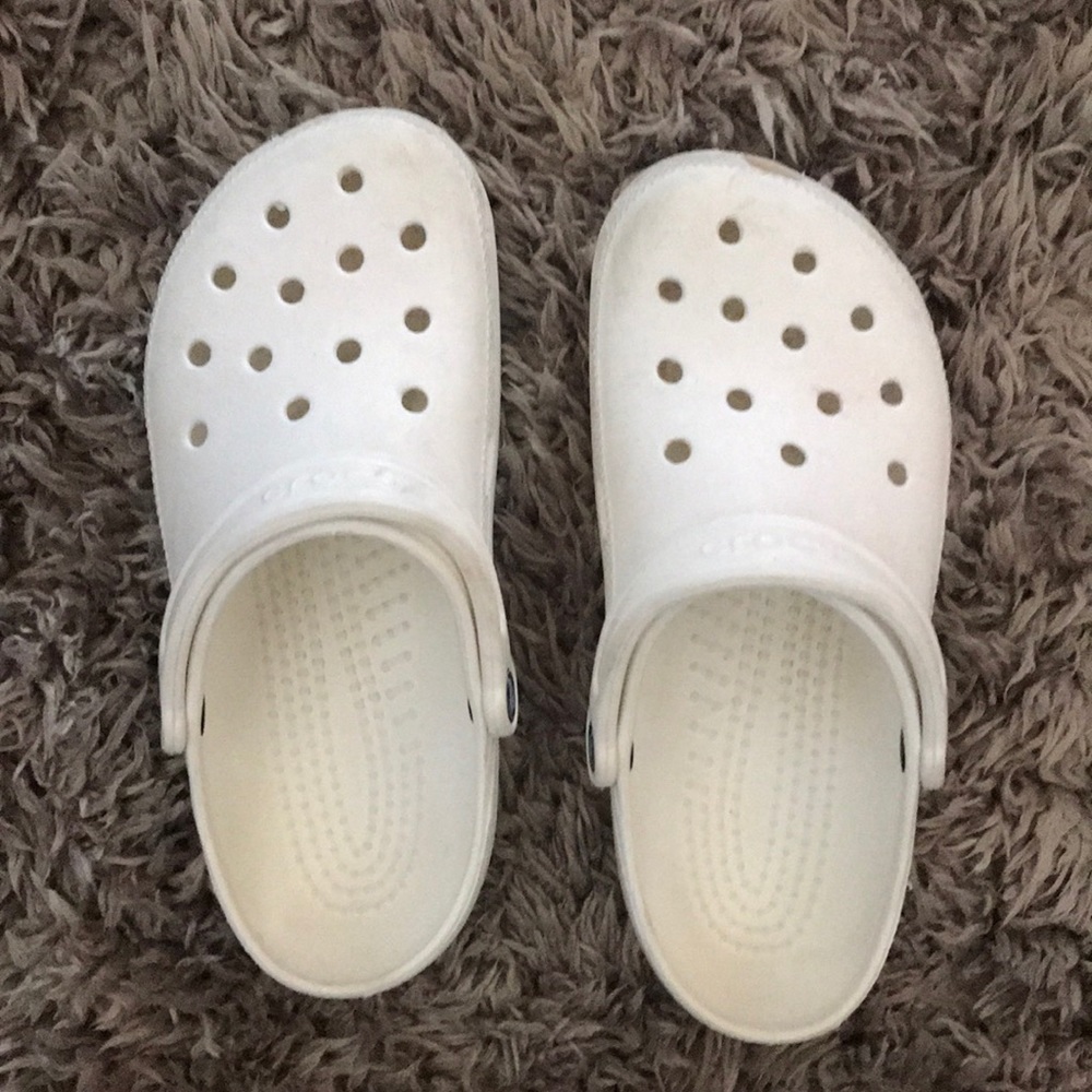 White Crocs